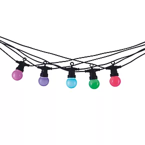 TCP 10m Outdoor LED Festoon RGB Bluetooth Lights 4.5W 56lm 1 TCP 10m Outdoor LED Festoon RGB Bluetooth Lights 4.5W 56lm