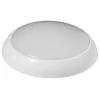 Robus Golf Slim Indoor & Outdoor Maintained or Non-Maintained Emergency Round LED 3hr Emergency Bulkhead With Microwave Sensor White 12.1W 830 / 900 / 910lm