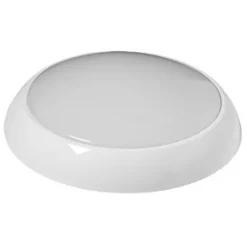 Robus Golf Slim Indoor & Outdoor Maintained or Non-Maintained Emergency Round LED 3hr Emergency Bulkhead With Microwave Sensor White 12.1W 830 / 900 / 910lm