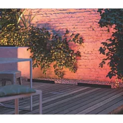 Philips Hue Amarant Outdoor LED Linear Wall Light Black 20W 1200lm -Outdoor Lighting Sales 175RK A2