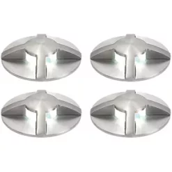 Binnacle 60mm Outdoor LED Deck Light Kit Stainless Steel 3W 4 x 15lm 4 Pack