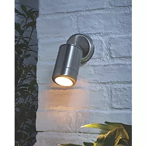 Barracuda Outdoor Adjustable Wall Spotlight Brushed Stainless Steel 2 Barracuda Outdoor Adjustable Wall Spotlight Brushed Stainless Steel - Image 2