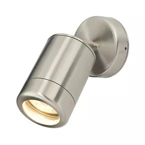 Barracuda Outdoor Adjustable Wall Spotlight Brushed Stainless Steel 1 Barracuda Outdoor Adjustable Wall Spotlight Brushed Stainless Steel