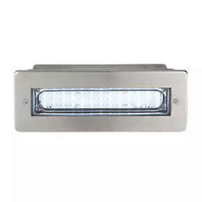 Masterlite Outdoor LED Brick Light Brushed Stainless Steel 4.3W 280lm 4 Masterlite Outdoor LED Brick Light Brushed Stainless Steel 4.3W 280lm - Image 4