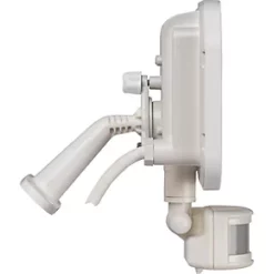 Luceco Castra Outdoor LED Floodlight With PIR Sensor White 20W 2400lm -Outdoor Lighting Sales 219KJ A3