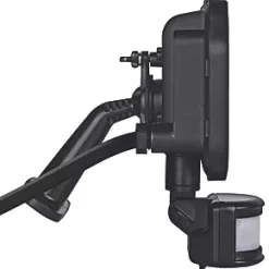 Luceco Castra Outdoor LED Floodlight With PIR Sensor Black 10W 1050lm -Outdoor Lighting Sales 221KJ A3