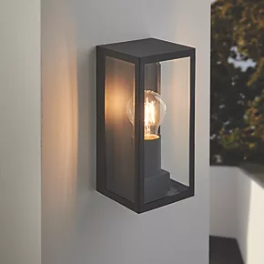 LAP Breton Outdoor Rectangular Frame Lantern Matt Black 4 LAP Breton Outdoor Rectangular Frame Lantern Matt Black - Image 4