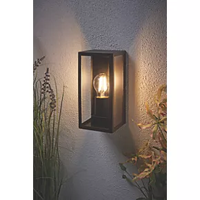 LAP Breton Outdoor Rectangular Frame Lantern Matt Black 5 LAP Breton Outdoor Rectangular Frame Lantern Matt Black - Image 5