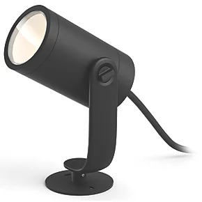 Philips Hue Lily Outdoor LED Smart Extension Spike Spotlight Black 8W 600lm 2 Philips Hue Lily Outdoor LED Smart Extension Spike Spotlight Black 8W 600lm - Image 2