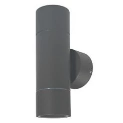 4lite Outdoor GU10 Up/Down Wall Light Graphite