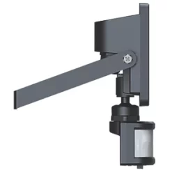 LAP Weyburn Outdoor LED Floodlight With PIR Sensor Black 20W 2000lm -Outdoor Lighting Sales 335PG A2