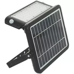 Luceco LEXSF11B40 Outdoor LED High Power Solar Floodlight With PIR & Photocell Sensor Black 1080lm -Outdoor Lighting Sales 346FY A3
