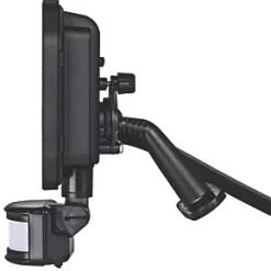 Luceco Castra Outdoor LED Floodlight With PIR Sensor Black 20W 2200lm -Outdoor Lighting Sales 357KJ A2