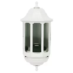 ASD Half Lantern Outdoor Slave Half Lantern Wall Light White