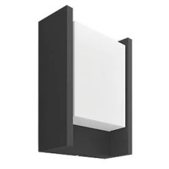 Philips Hue Fuzo Outdoor LED Rectangular Wall Light Black 9.1W 1160lm