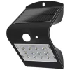Luceco LEXS22B40-01 Outdoor LED Solar Wall Light With PIR Sensor Black 220lm