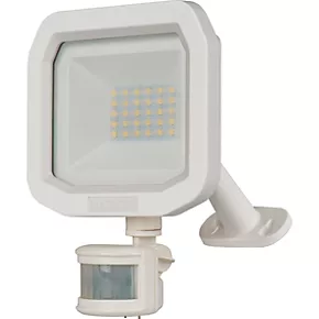 Luceco Castra Outdoor LED Floodlight With PIR Sensor White 10W 1200lm 1 Luceco Castra Outdoor LED Floodlight With PIR Sensor White 10W 1200lm