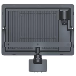 LAP Weyburn Outdoor LED Floodlight With PIR Sensor Black 50W 5000lm -Outdoor Lighting Sales 408PG A3