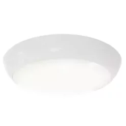 Ansell Disco Slim Indoor & Outdoor Round LED Wall / Ceiling Light White 8W 575-643lm