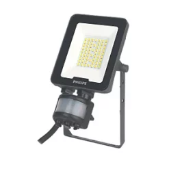 Philips Ledinaire Outdoor LED Floodlight With PIR & Photocell Sensor Grey 20W 2400lm