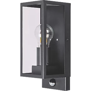 Luceco Outdoor LED Decorative External Wall Lantern With PIR & Photocell Sensor Slate Grey 7W 810lm 1 Luceco Outdoor LED Decorative External Wall Lantern With PIR & Photocell Sensor Slate Grey 7W 810lm