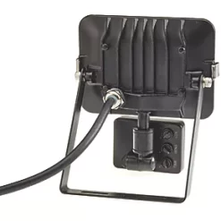 Brackenheath iSpot Outdoor LED Slim Floodlight With PIR Sensor Black 20W 1800lm -Outdoor Lighting Sales 533FH A2