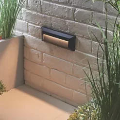 Saxby Pilot Outdoor LED Slim-Profile Brick Guide Light Black 2W 65lm 10 Saxby Pilot Outdoor LED Slim-Profile Brick Guide Light Black 2W 65lm -Outdoor Lighting Sales 534PG A4