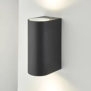 LAP Outdoor Up & Down Wall Light Black 5 LAP Outdoor Up & Down Wall Light Black - Image 5