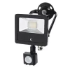 Collingwood Outdoor LED Colour-Switch Floodlight With PIR Sensor Black 10W Up to 1300lm