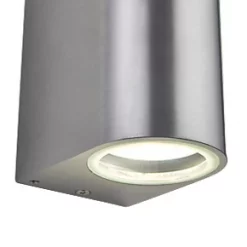 LAP Outdoor Up & Down Wall Light Brushed Aluminium -Outdoor Lighting Sales 584JK A3