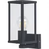 Luceco Outdoor LED Arm-Hung Decorative Wall Lantern Black 7W 810lm