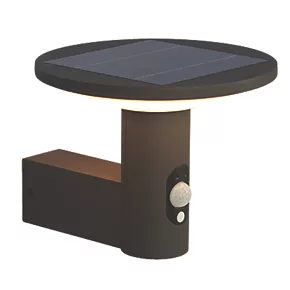 4lite Outdoor LED Solar Wall Light With PIR Sensor Graphite 210lm 2 4lite Outdoor LED Solar Wall Light With PIR Sensor Graphite 210lm - Image 2