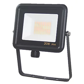 Brackenheath Indoor & Outdoor LED Floodlight Black 20W 1800lm 1 Brackenheath Indoor & Outdoor LED Floodlight Black 20W 1800lm
