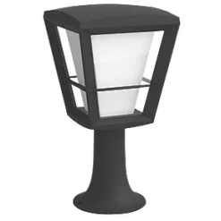 Philips Hue Econic Outdoor LED Pedestal Light Black 15W 1040-1140lm