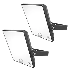 4lite Outdoor LED Floodlight With PIR Sensor Black 20W 1581lm 2 Pack 2 4lite Outdoor LED Floodlight With PIR Sensor Black 20W 1581lm 2 Pack - Image 2