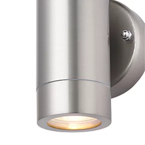 LAP Bronx Outdoor Up & Down Wall Light Stainless Steel 2 LAP Bronx Outdoor Up & Down Wall Light Stainless Steel - Image 2