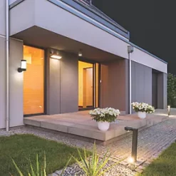 4lite Outdoor LED Wall Light Graphite 8W 268lm 5 4lite Outdoor LED Wall Light Graphite 8W 268lm -Outdoor Lighting Sales 722TV A2