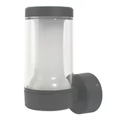 4lite Outdoor LED Wall Light Graphite 8W 268lm