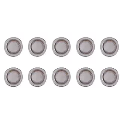 LAP Coldstrip 30mm Outdoor LED Recessed Deck Light Kit Brushed Chrome 4.4W 10 x 19.5lm 10 Pack 8 LAP Coldstrip 30mm Outdoor LED Recessed Deck Light Kit Brushed Chrome 4.4W 10 x 19.5lm 10 Pack -Outdoor Lighting Sales 7258X A2