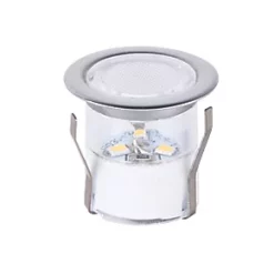 LAP Coldstrip 30mm Outdoor LED Recessed Deck Light Kit Brushed Chrome 4.4W 10 x 19.5lm 10 Pack 9 LAP Coldstrip 30mm Outdoor LED Recessed Deck Light Kit Brushed Chrome 4.4W 10 x 19.5lm 10 Pack -Outdoor Lighting Sales 7258X A3