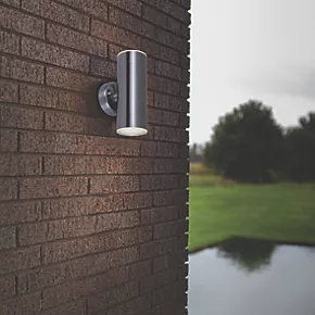 LAP Outdoor LED Up & Down Wall Light Silver 8.6W 760lm 4 LAP Outdoor LED Up & Down Wall Light Silver 8.6W 760lm - Image 4