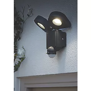 LAP Dryden-2 Outdoor LED Floodlight With PIR Sensor Charcoal 20W 1900lm 3 LAP Dryden-2 Outdoor LED Floodlight With PIR Sensor Charcoal 20W 1900lm - Image 3
