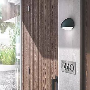 Philips Dust Outdoor LED Garden Wall Light Anthracite 3W 270lm 4 Philips Dust Outdoor LED Garden Wall Light Anthracite 3W 270lm - Image 4