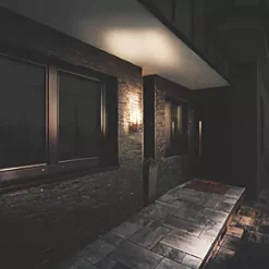 Luceco LEXDCLGUGP-01 Outdoor Decorative External Wall Light With PIR & Photocell Sensor Slate Grey -Outdoor Lighting Sales 822PV A5