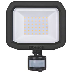 Luceco Castra Outdoor LED Floodlight With PIR Sensor Black 30W 3150lm 2 Luceco Castra Outdoor LED Floodlight With PIR Sensor Black 30W 3150lm - Image 2
