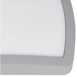 LAP AW077-2 Indoor Rectangular LED Bulkhead Grey 11W 600lm -Outdoor Lighting Sales 843PP A2