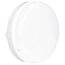 Aurora UtiliteDrum Indoor & Outdoor Non-Maintained Emergency Round LED Bulkhead White 20W 1300lm