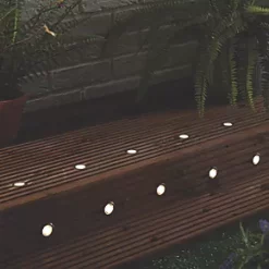 LAP Coldstrip 30mm Outdoor LED Recessed Deck Light Kit White 10W 20 x 19.5lm 20 Pack -Outdoor Lighting Sales 884KJ A4