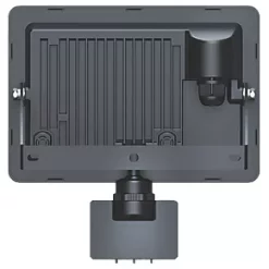 LAP Weyburn Outdoor LED Floodlight With PIR Sensor Black 30W 3000lm -Outdoor Lighting Sales 892PG A3