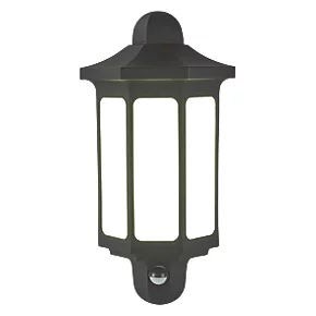 LAP Dunham Outdoor LED Half Wall Light Black 8.5W 580lm 2 LAP Dunham Outdoor LED Half Wall Light Black 8.5W 580lm - Image 2